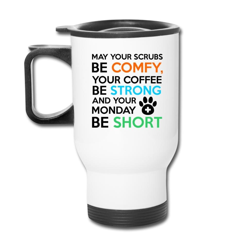 Veterinary Monday Prayer 14oz Stainless Steel Travel Mug