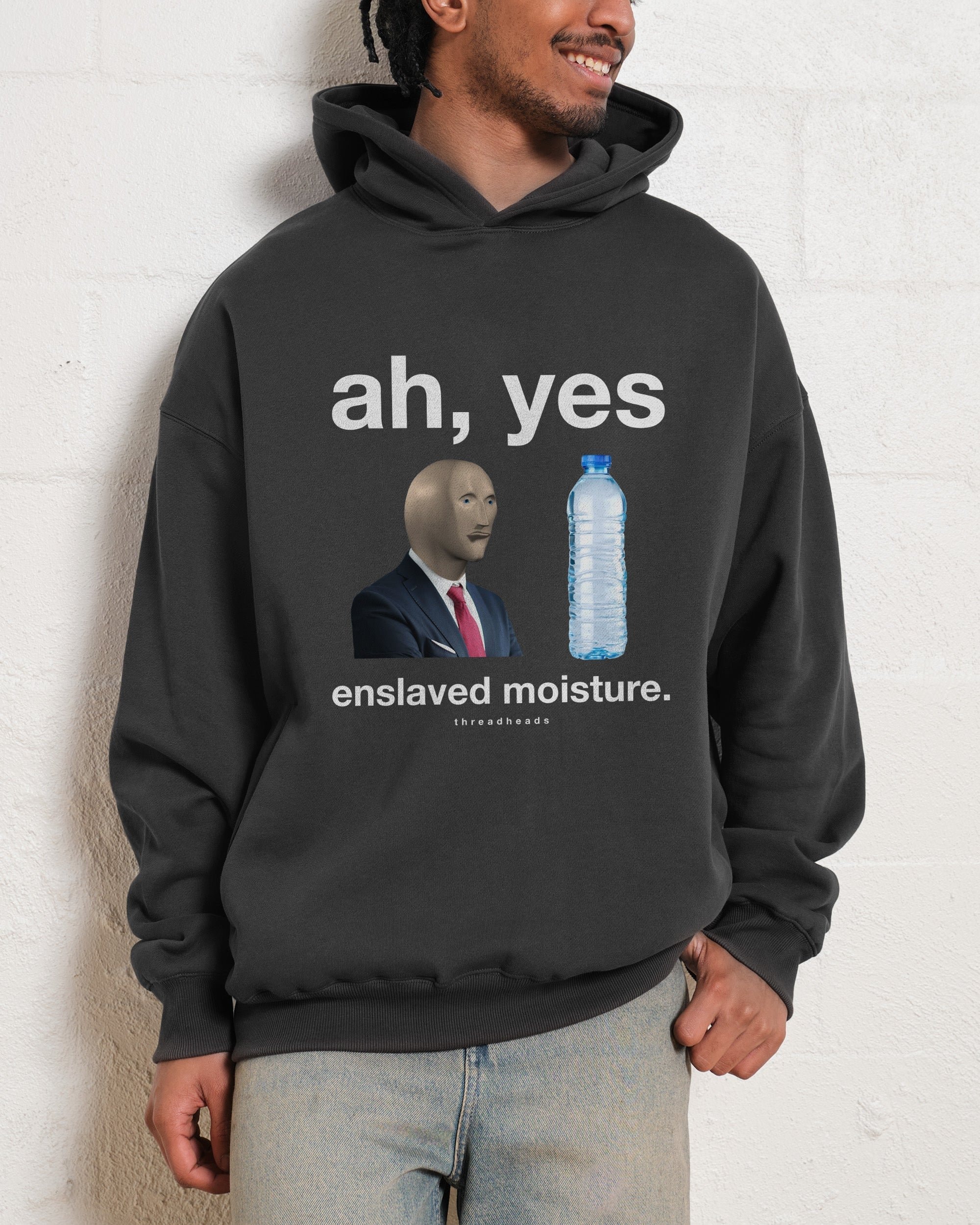 Enslaved Moisture Unisex Graphic Hoodie - 90s Boxy Fit, 340gsm Cotton-Poly