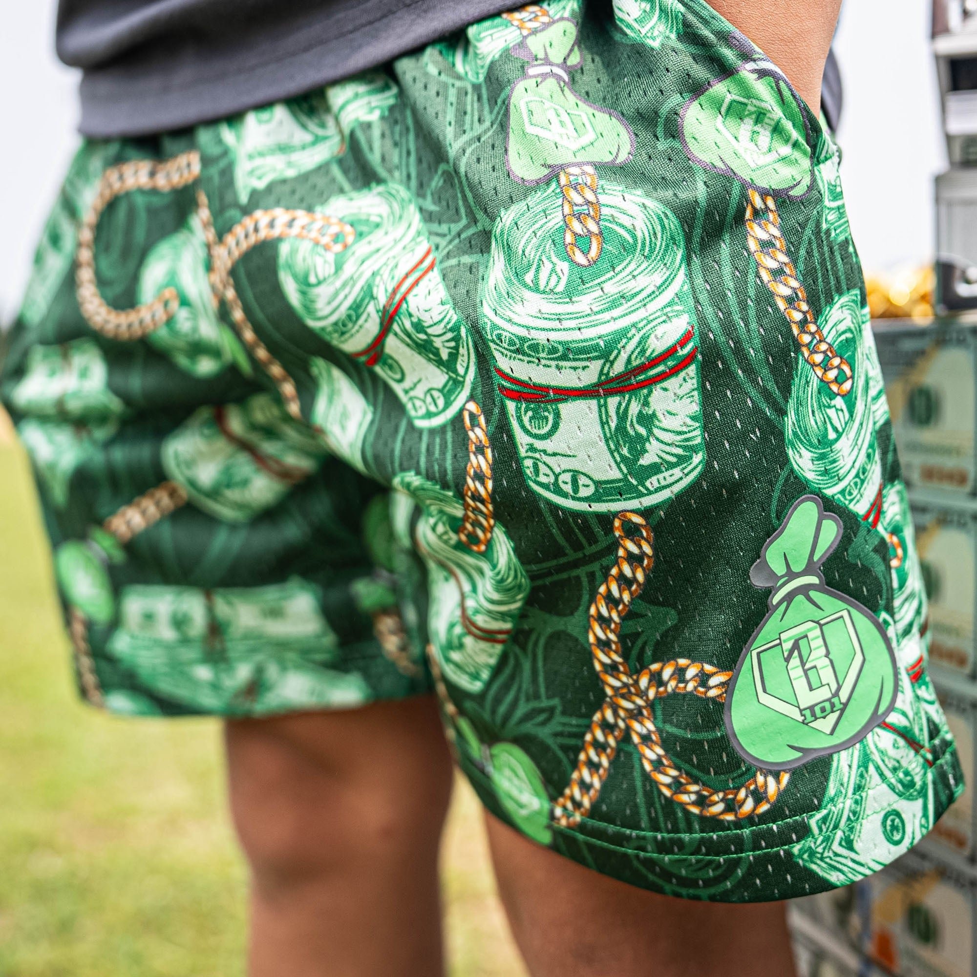 Stack Season Shorts - Allover Print Mesh Baseball Lifestyle 101